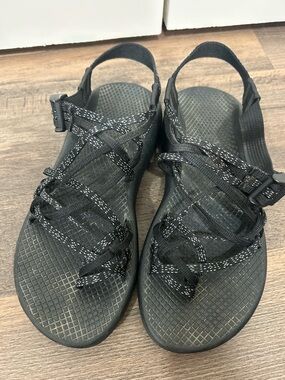 Chaco Black Strappy Outdoor Sandals